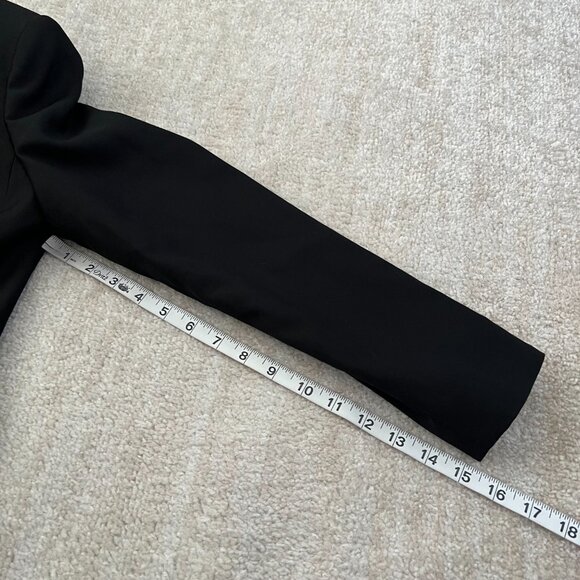 NWOT Anne Klein Suit Black Blazer Work Office Jacket 4P Petite - Picture 7 of 8